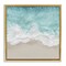 Stupell Industries Sea Foam on Sandy Beach Framed Floater Canvas Wall Art